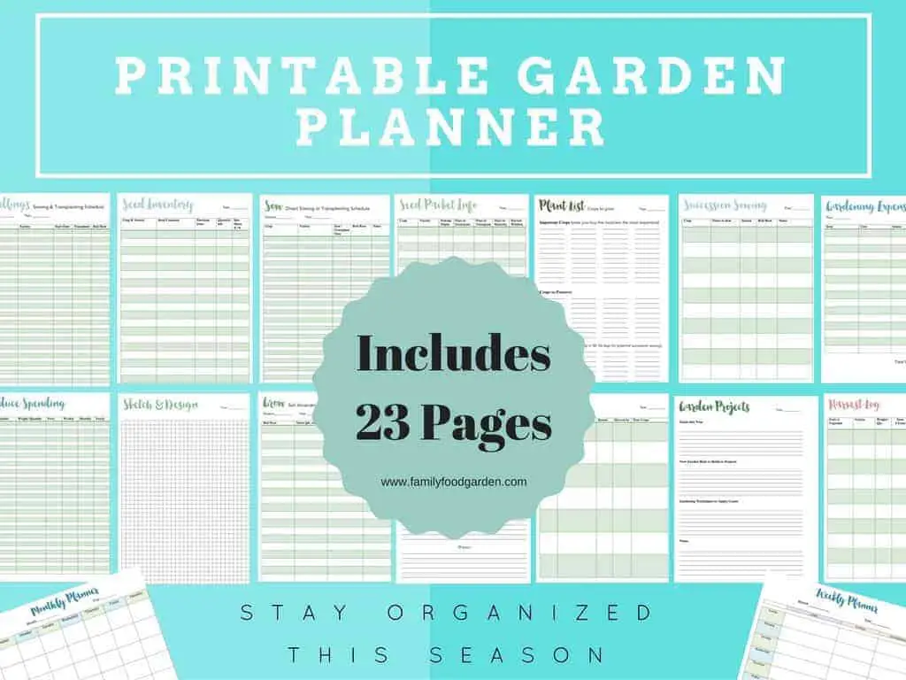 Printable Garden Planner