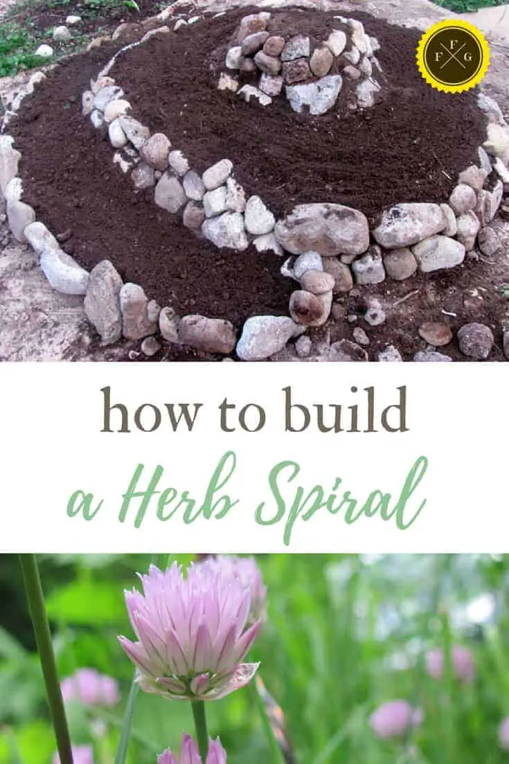 How to build a herb spiral