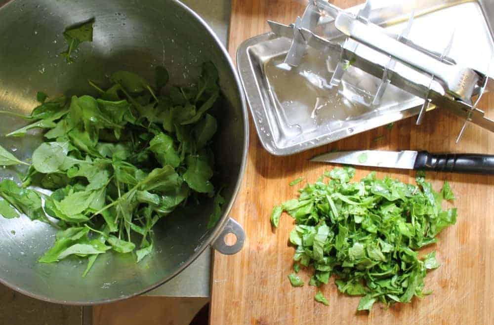 How to freeze arugula