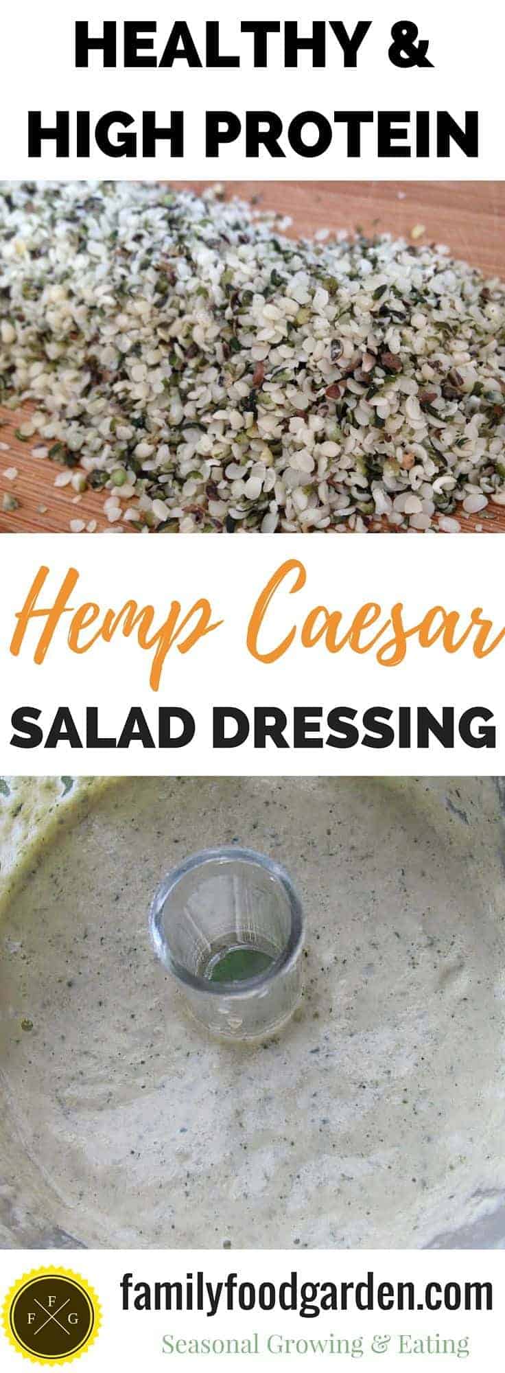 Healthy Hemp Recipes: vegan caesar salad dressing