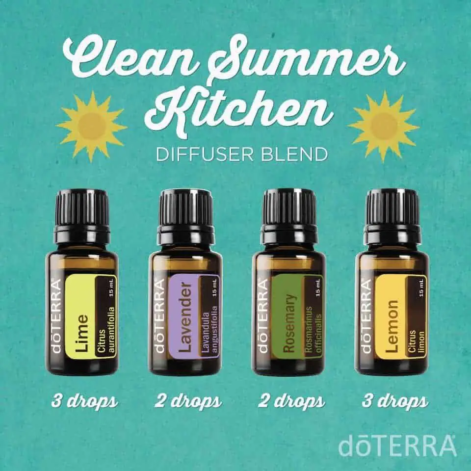 doTerra essential oil diffuser blends.