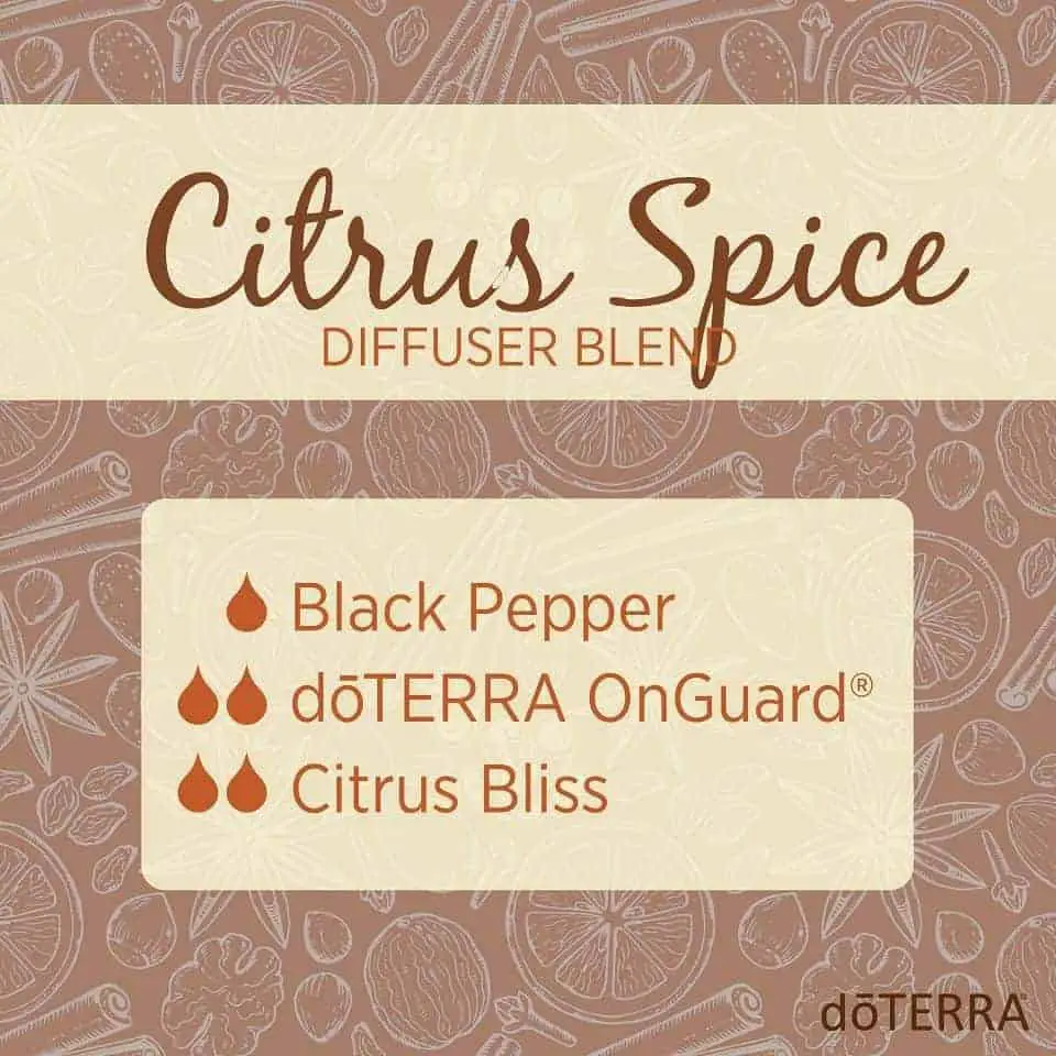 doTerra essential oil diffuser blends.