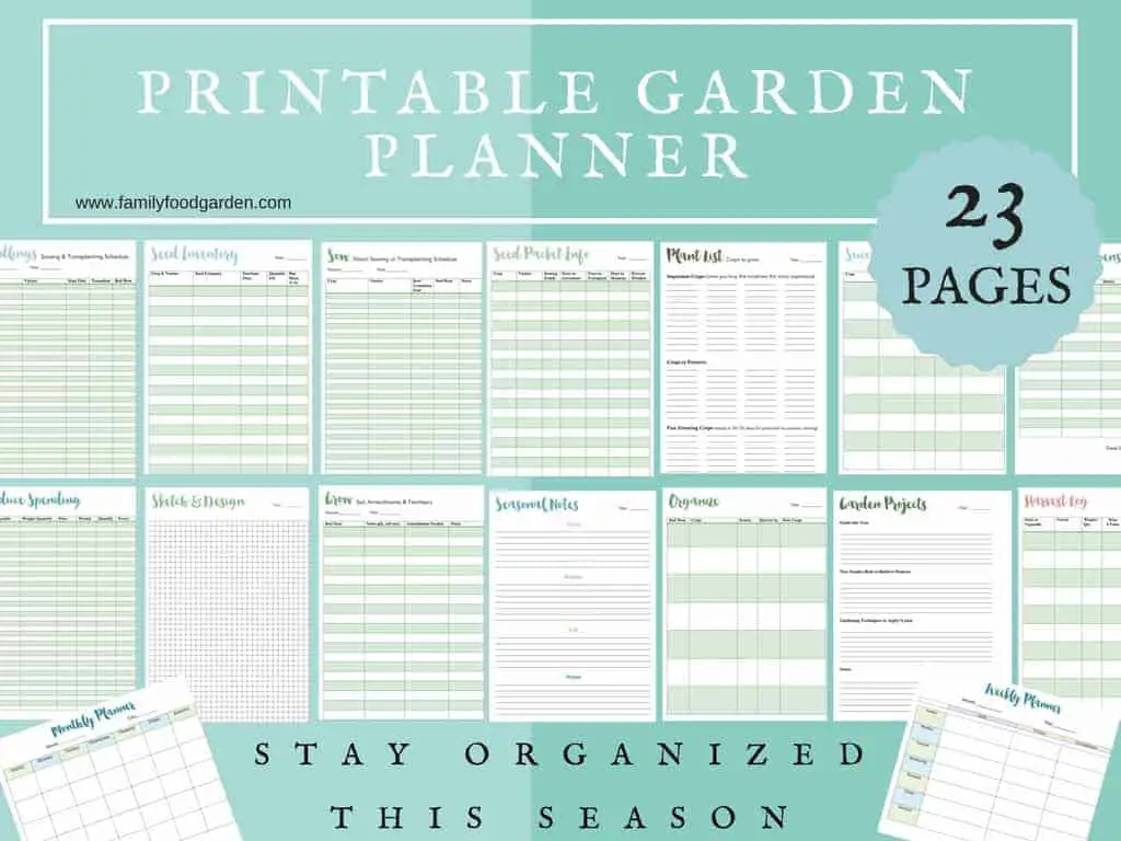 Free Vegetable Garden Planner Template