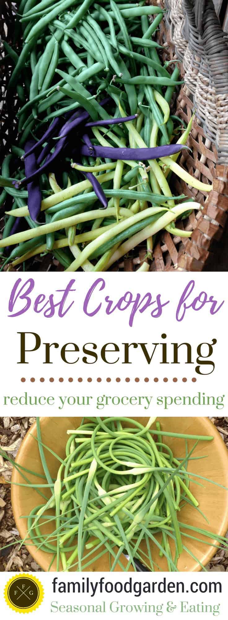 Crops for Preserving