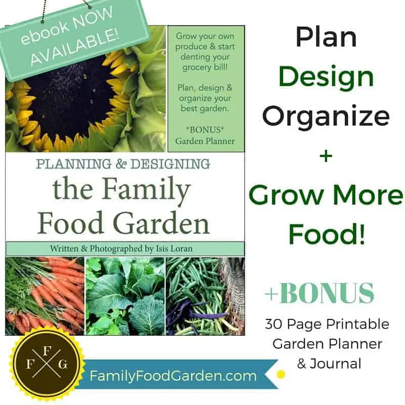 Planning & Designing the Family Food Garden eBook + BONUS 30 Page Printable Garden Planner & Journal