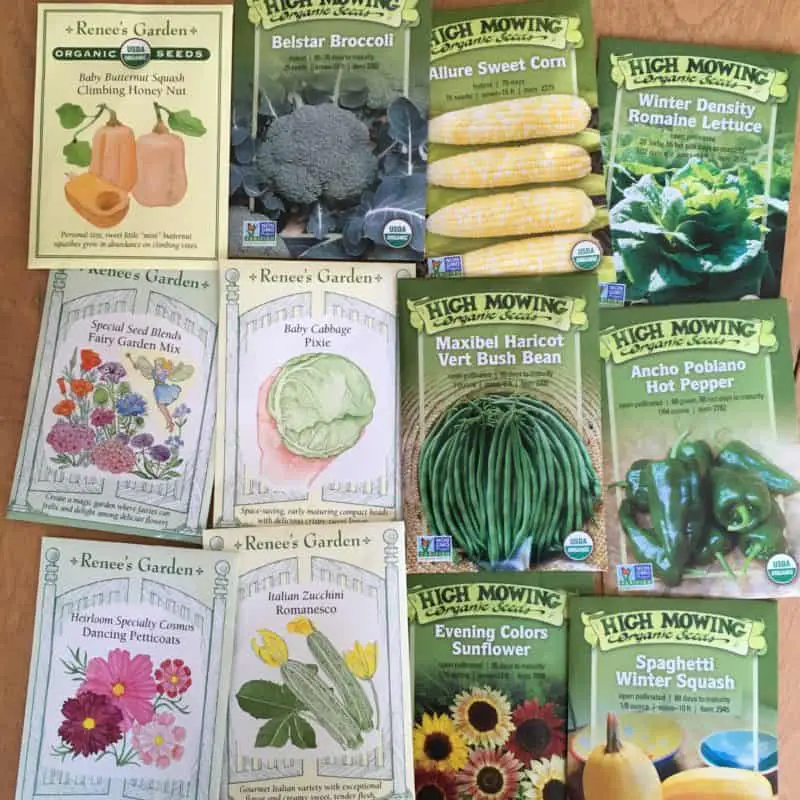 A Collection of Seed Packets