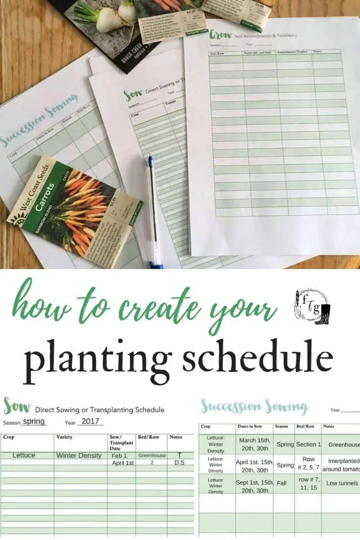 Garden Planting Schedule for Sowing & Transplanting | Family Food Garden