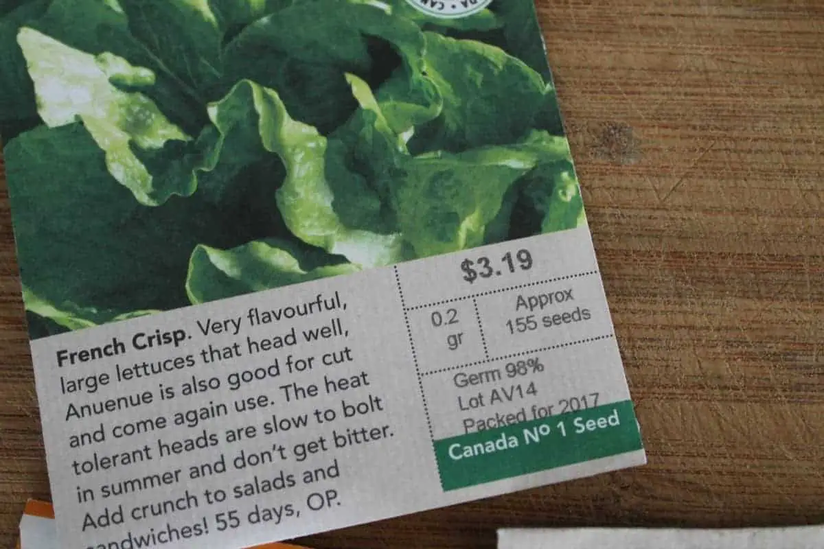 French Crisp Lettuce Seeds