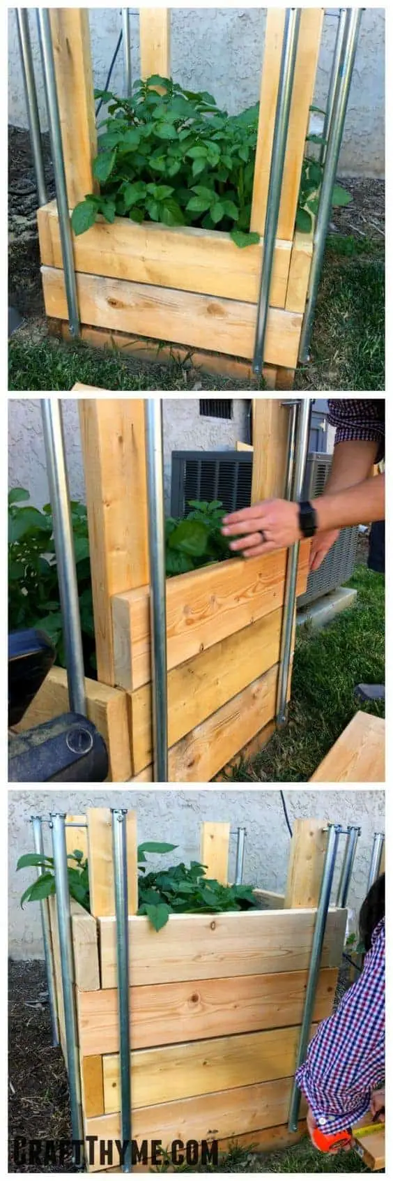 DIY potato container