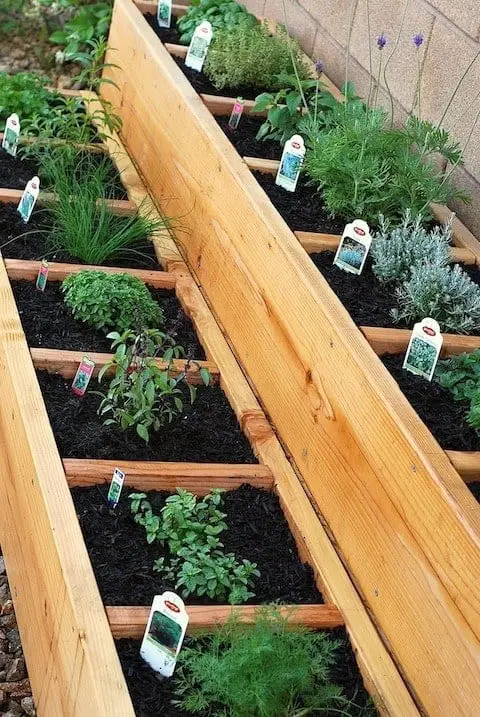 Awesome Raised Bed Herb Garden