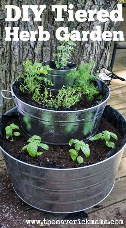 DIY Tiered Herb Garden