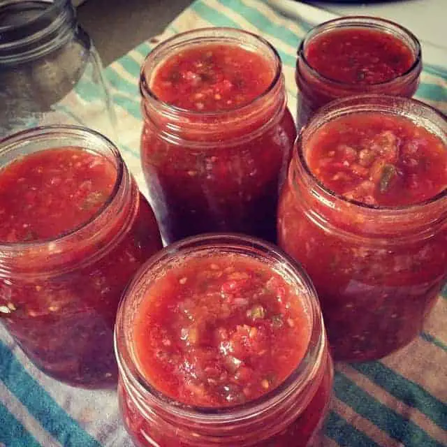 Tomato Salsa Recipe for Canning