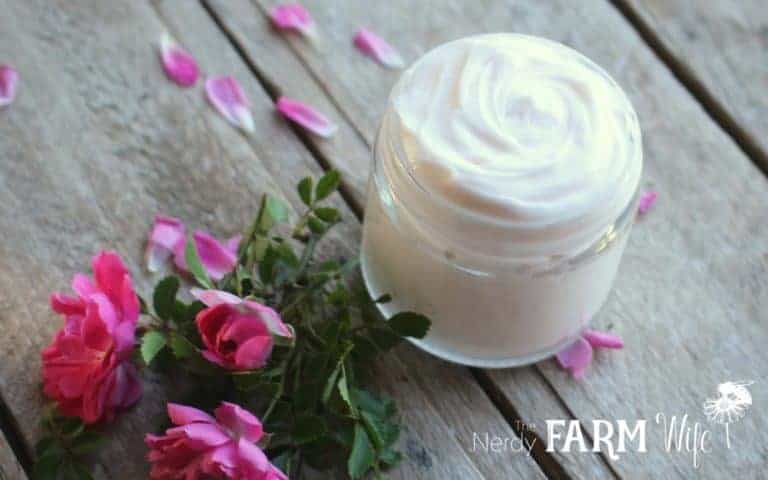 Rose body and face cream recipe