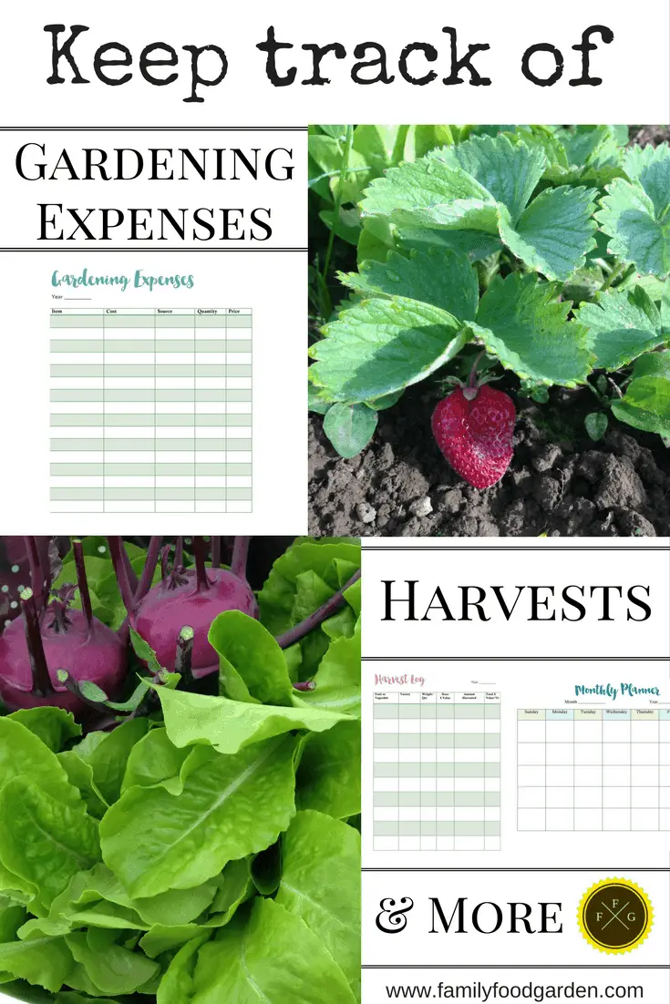 Keep Track of Gardening Expenses, Harvests, and More