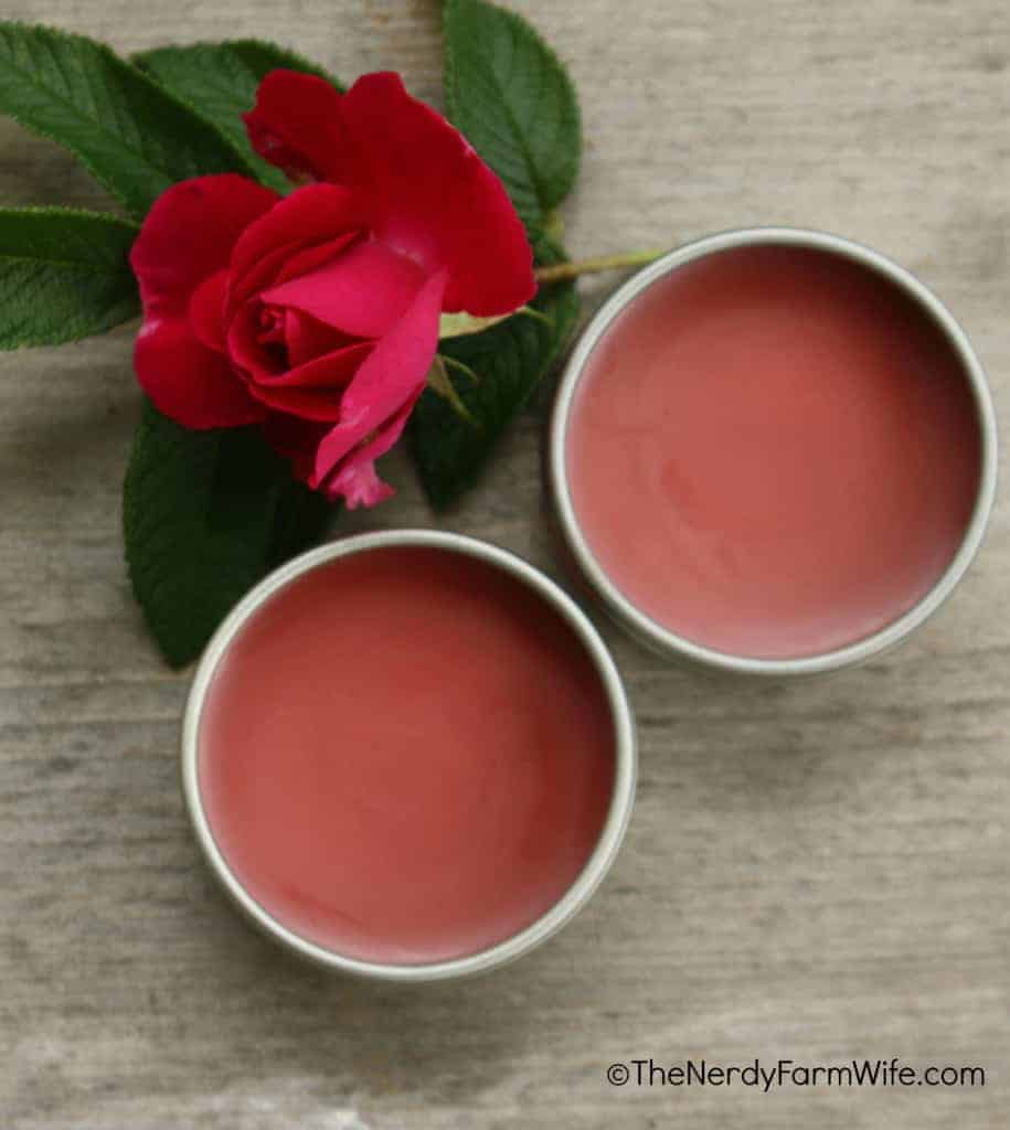 Peppermint Rose Lip Balm