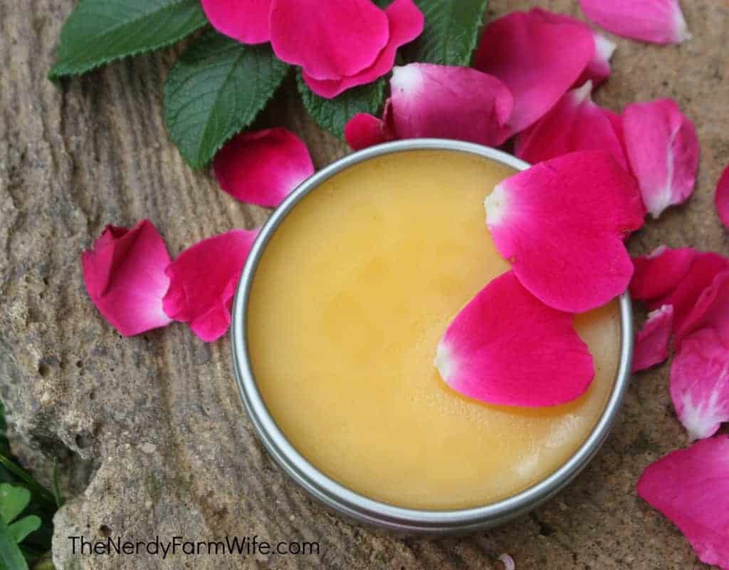 Rose petal salve