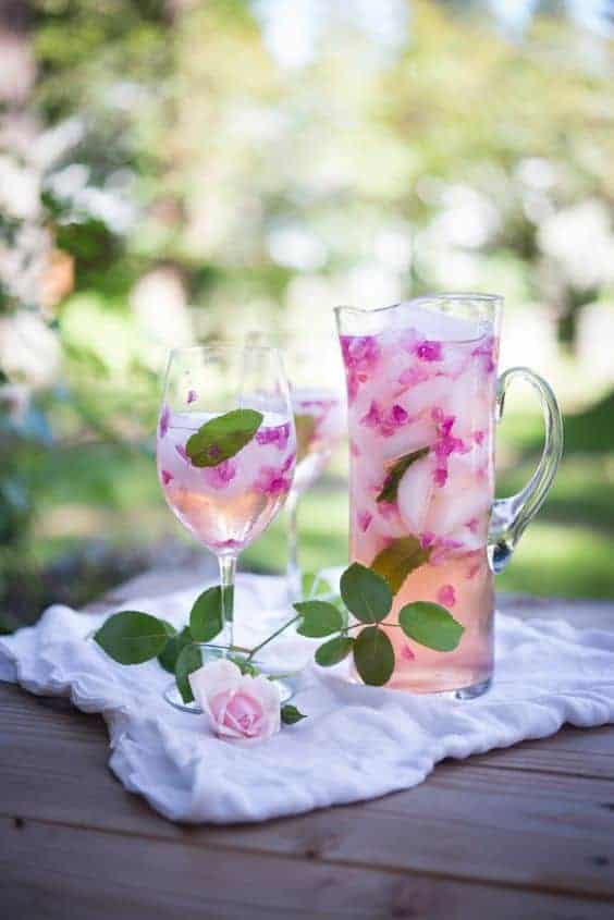 Refreshing Wild Rose Sangria