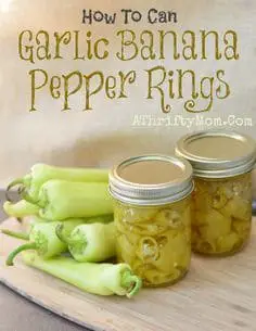 Canning banana peppers