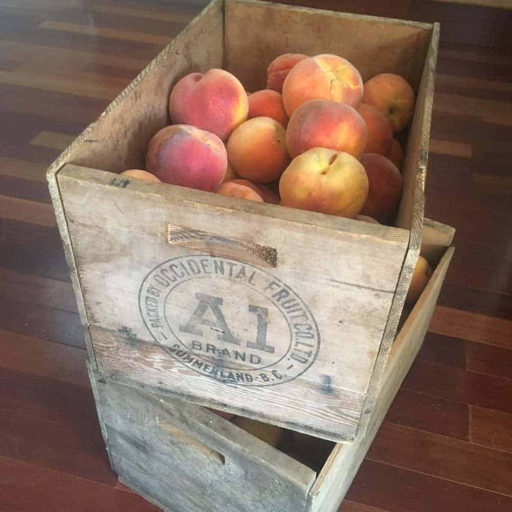 Crate Full of Peaches