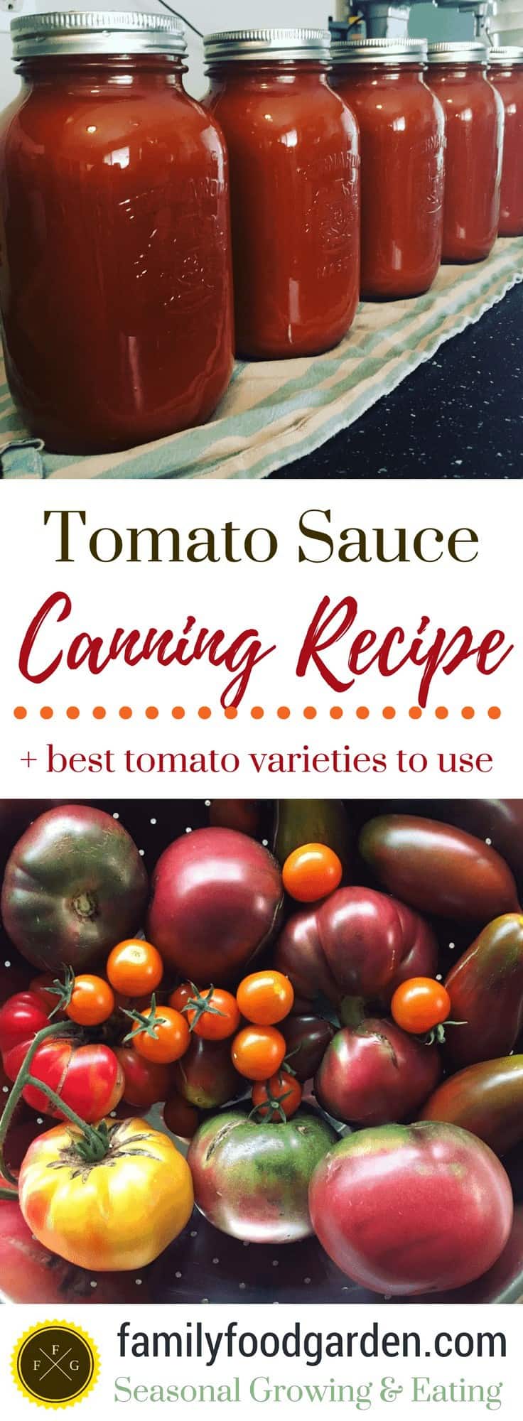 Canning Tomato Sauce Recipe