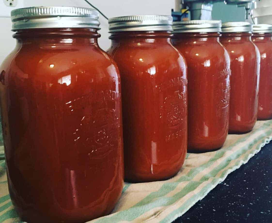 Canning Tomato Sauce Recipe