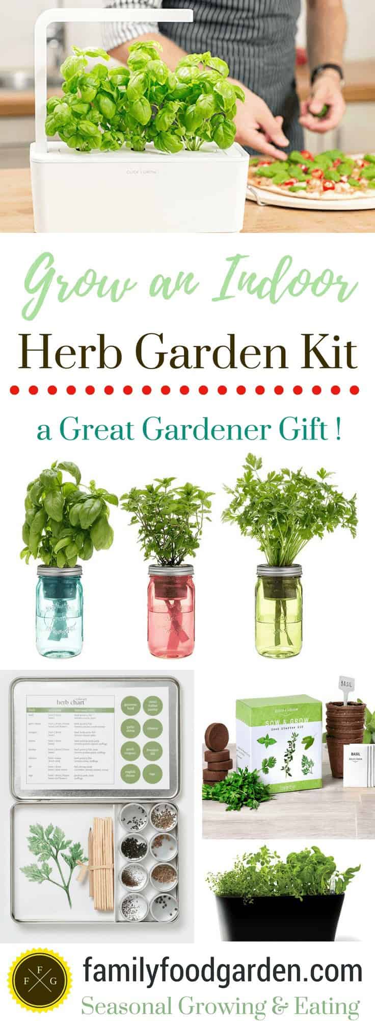 Grow an Indoor Herb Garden with a Herb Garden Kit