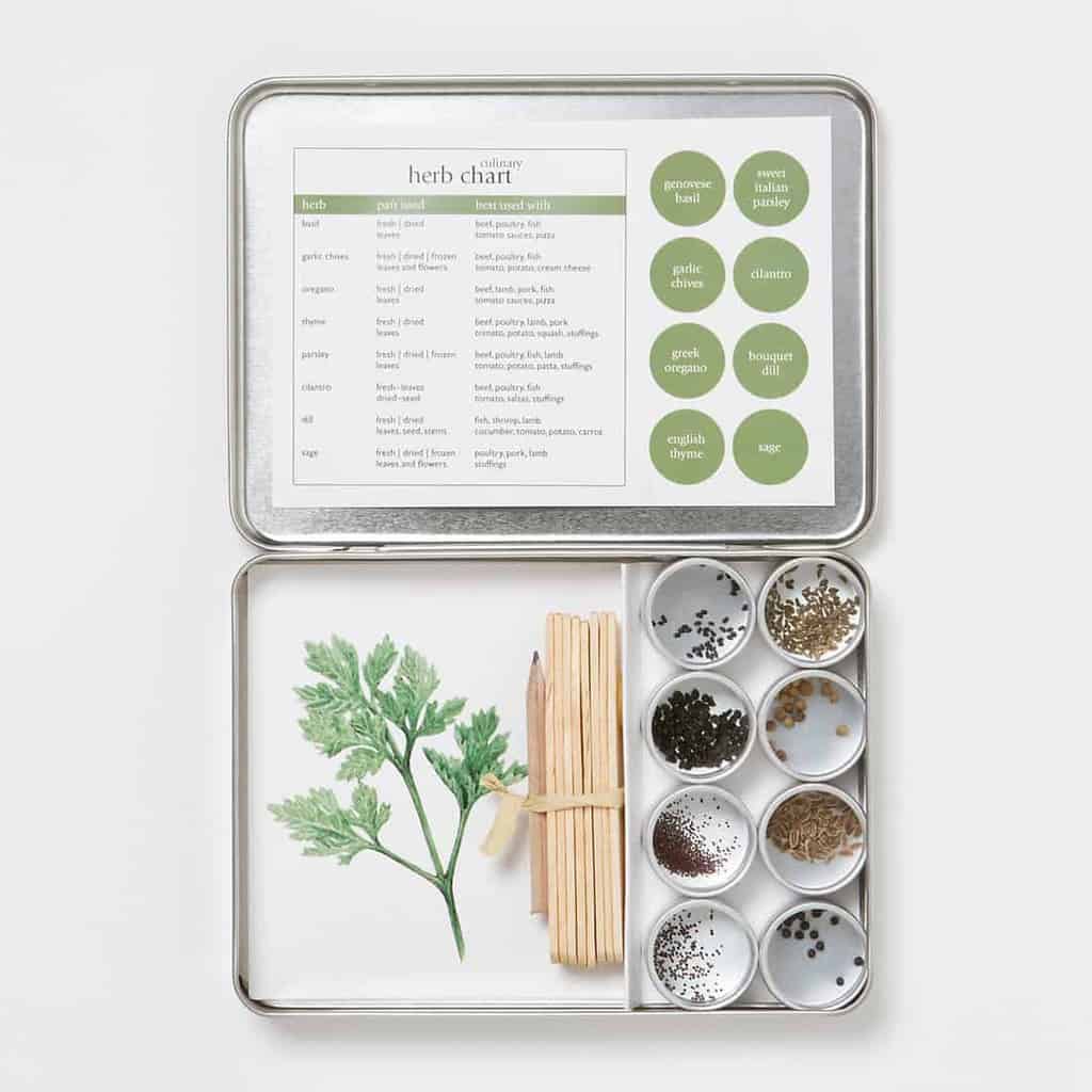 Indoor Herb Garden Kits (a Great Gardener Gift!)