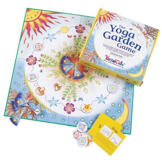 Kids yoga garden board game