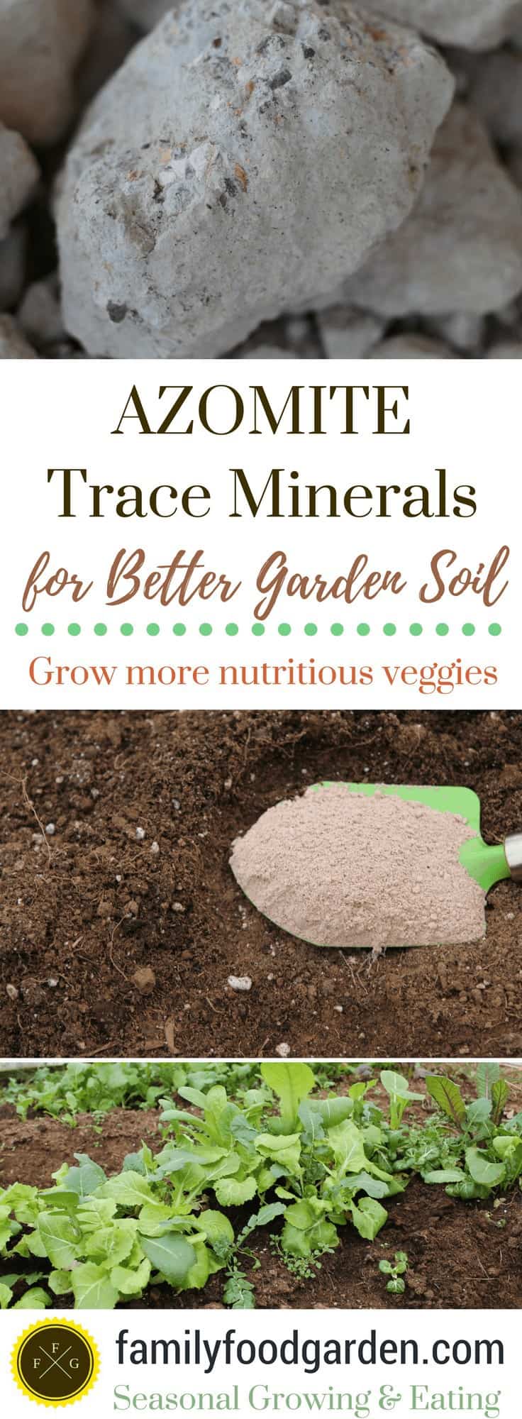 AZOMITE Trace minerals for your garden