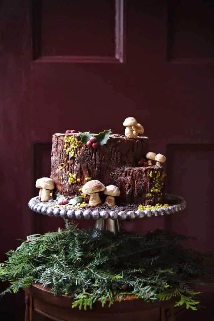 Buche de Noel stump variation