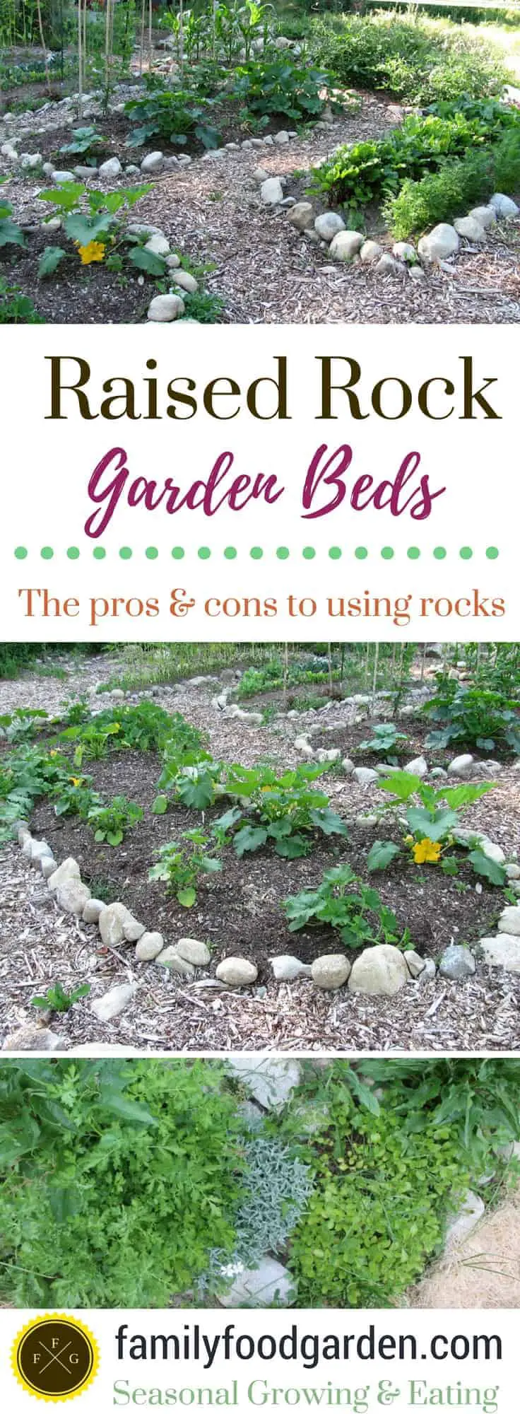 Rock Garden Beds for raised gardening