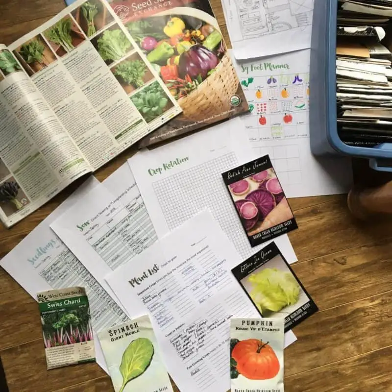 Printable Vegetable Garden Planner | Family Food Garden