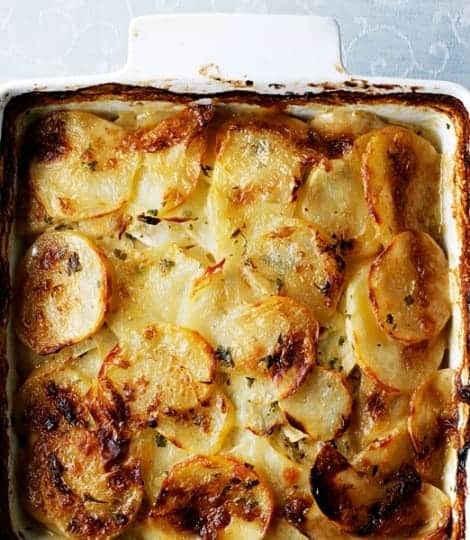 Celeriac & potato gratin