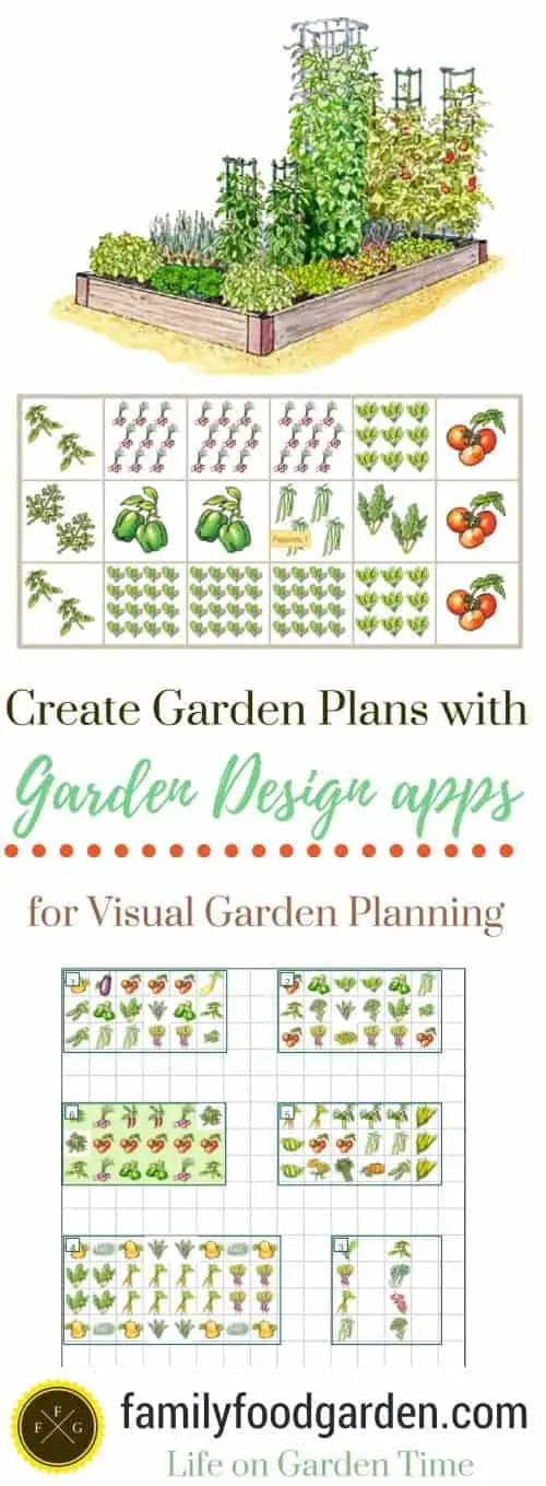 Create garden plans with garden apps