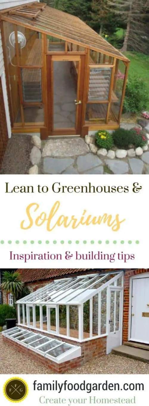 Solariums & lean to greenhouses