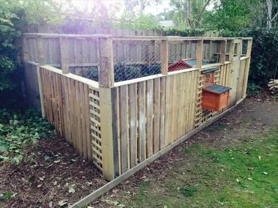 repurposed pallets chicken coop