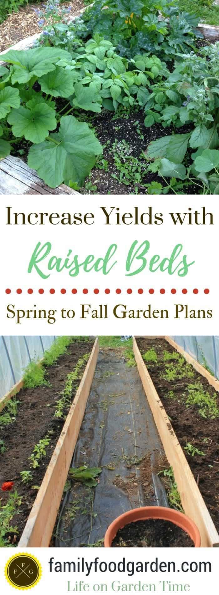 Increase yields with raised beds