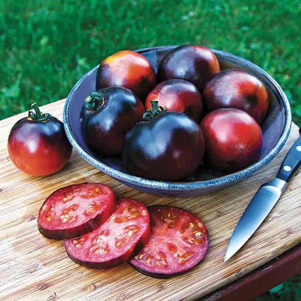 Indigo Apple Black Tomatoes