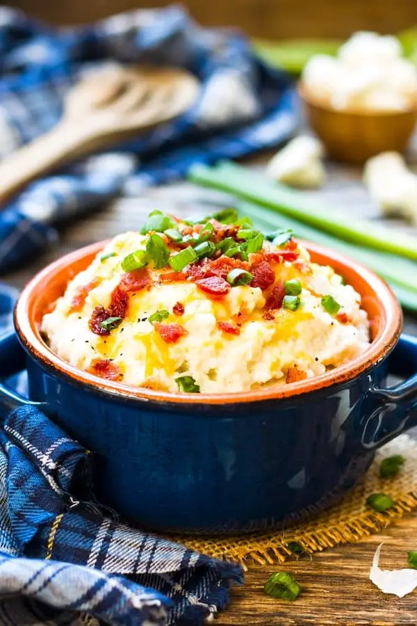 Loaded Mashed Cauliflower Potatoes