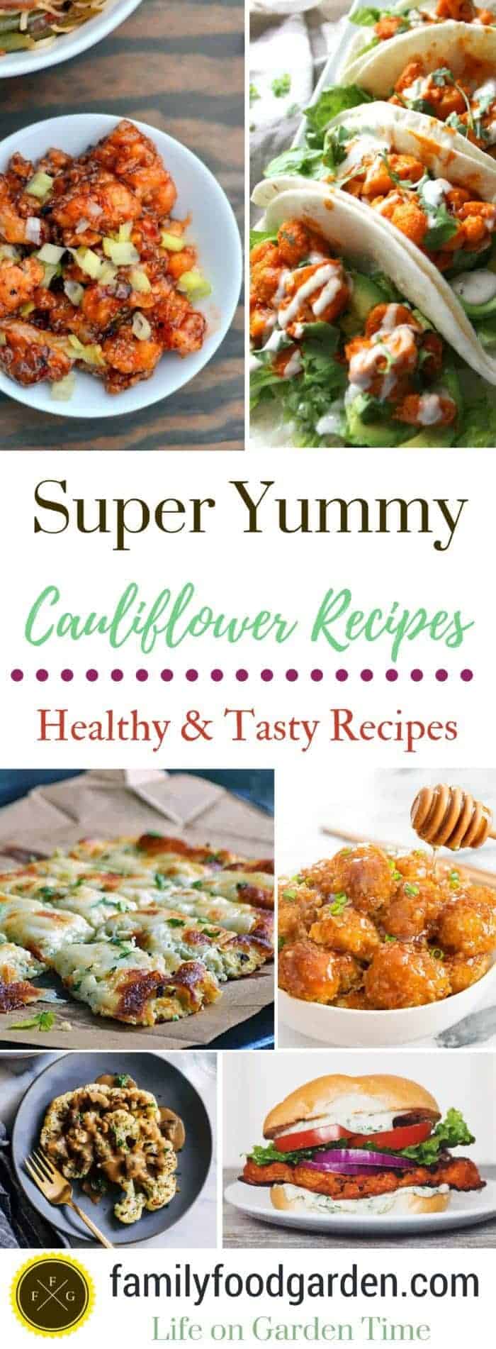 Tasty and healthy cauliflower recipes