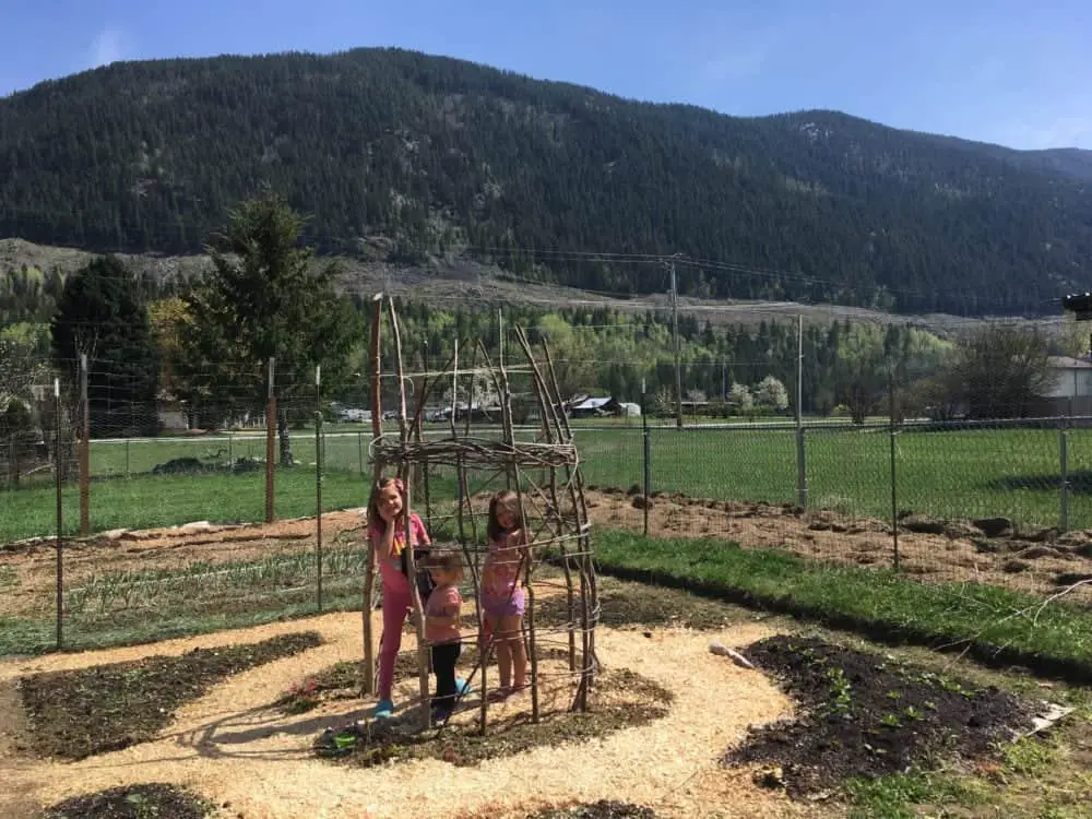 Fun cheap wooden playhouse for kids garden