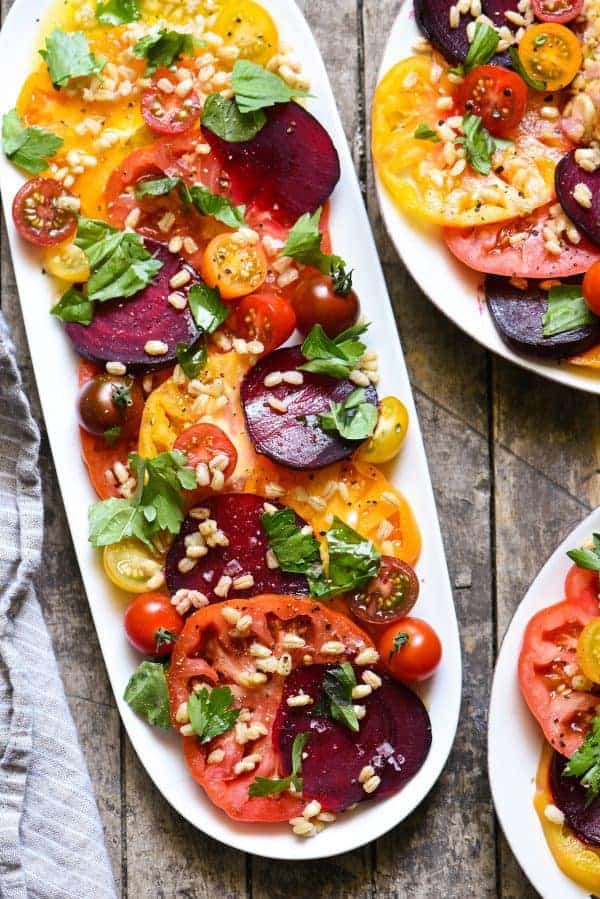 Heirloom Tomato Beet Salad