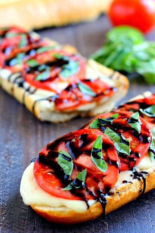 Toasted Caprese Garlic Bread