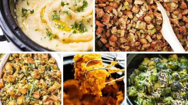 Crock pot side dishes #crockpot #sidedishes #crockpotholidays #slowcooker #slowcookersidedishes #thanksgiving #christmasdinner #slowcookerchristmas #slowcookerthanksgiving #crockpotrecipes