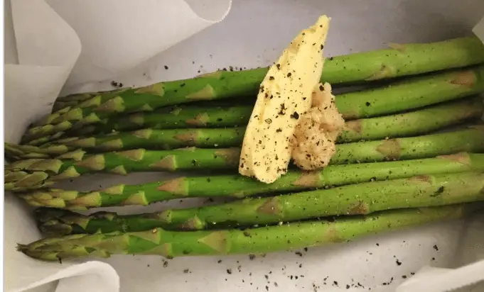 Crockpot Side Dishes: Asparagus & Garlic Butter