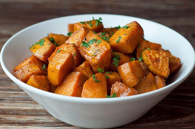 Slow cooker sweet potatoes