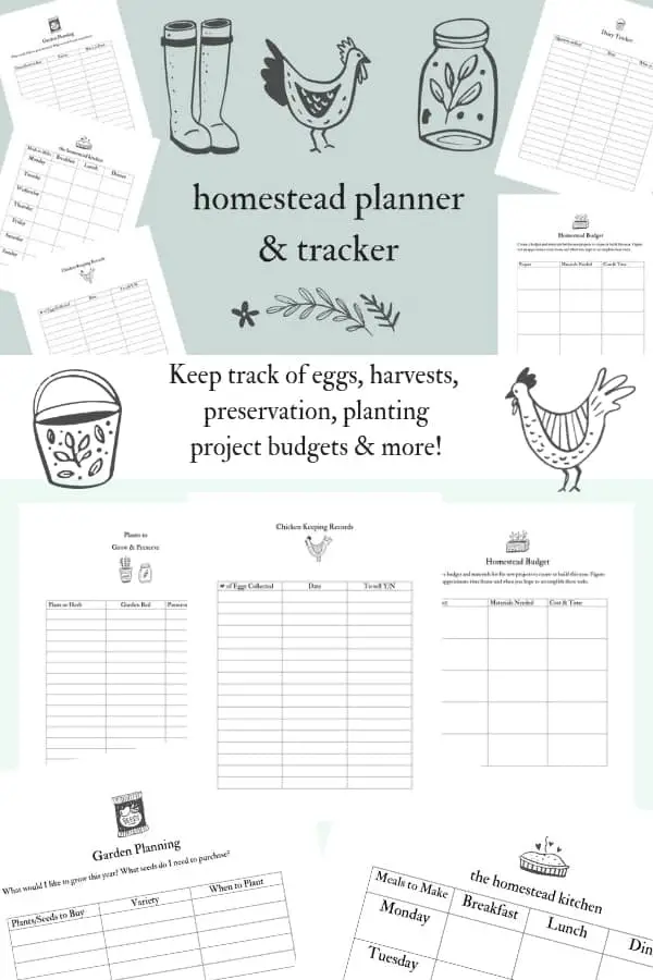 Homestead planning & record keeping