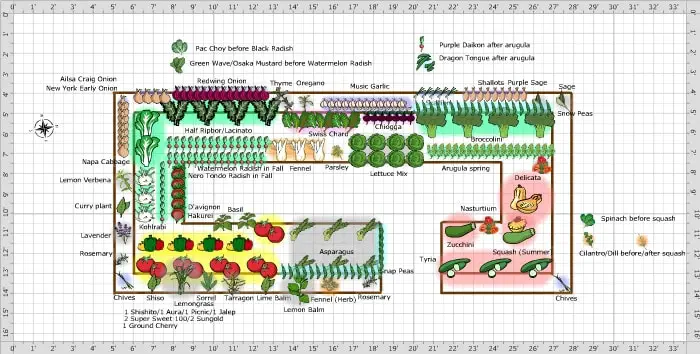 Vegetable Garden Plans Designs Layout Ideas Family Food Garden