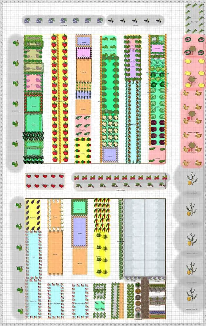 Lots of vegetable garden plans and ideas
