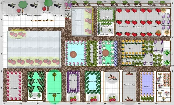 Lots of vegetable garden plans and ideas